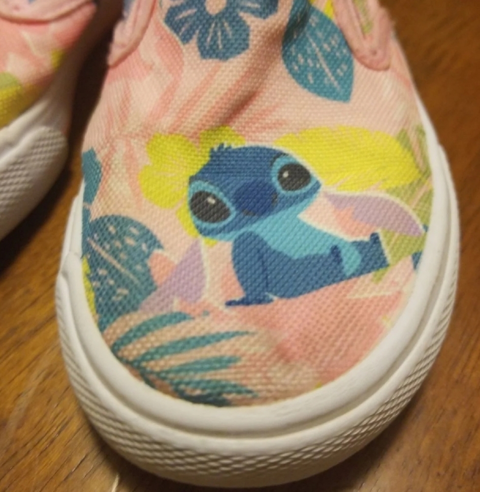 Disney Stitch slip on shoes - Picture 6 of 8
